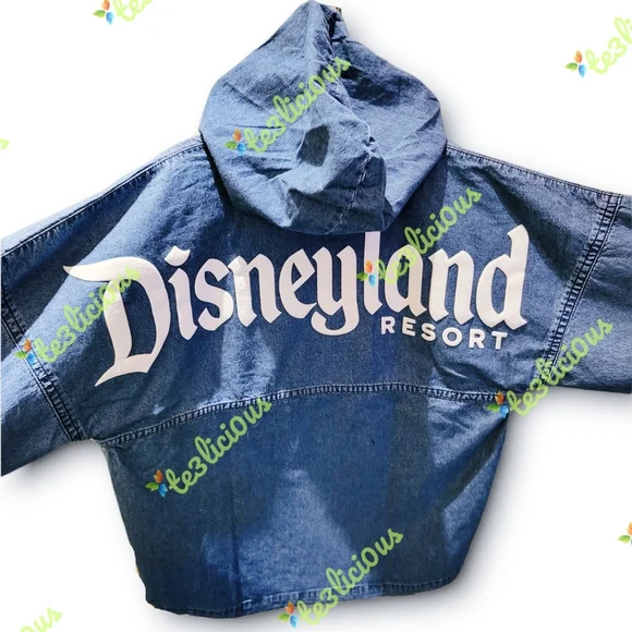 Disney Tops Disneyland Denim Hooded Spirit Jersey Poshmark